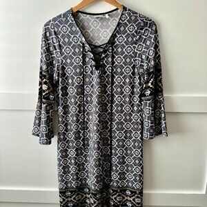 Sahalie Women's Print Dress Size M
